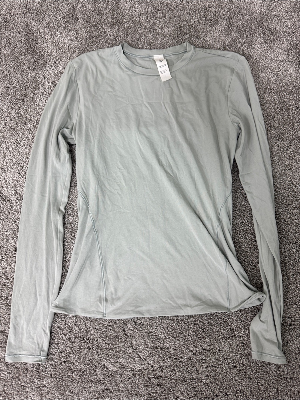 lululemon athletica Sage Green Long-Sleeve Performance Tee